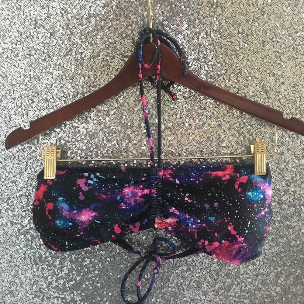 OP Galaxy Bikini Swim Top—Size XL